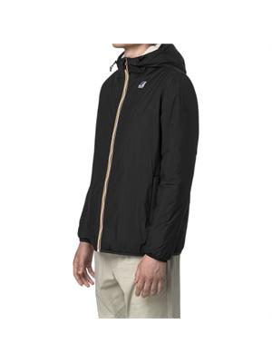 Giubbino Claude K-Way in nylon ripstop nero in UOMO