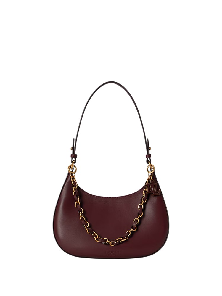 Borsa Marcy Lauren Ralph Lauren in pelle bordeaux