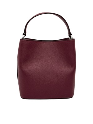 Borsa Reese Lauren Ralph Lauren in pelle bordeaux in DONNA