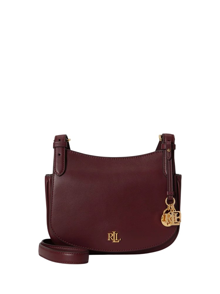 Borsa Marcy Lauren Ralph Lauren in pelle bordeaux