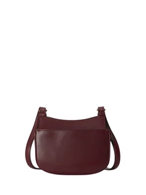 Borsa Marcy Lauren Ralph Lauren in pelle bordeaux in DONNA