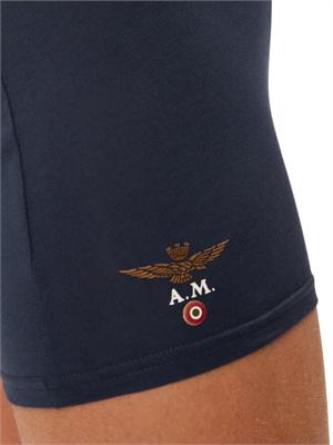 Slip 2 pack Aeronautica Militare in cotone blu in UOMO