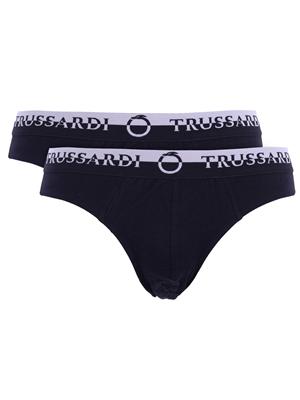 Slip 2pack Trussardi in cotone nero in UOMO
