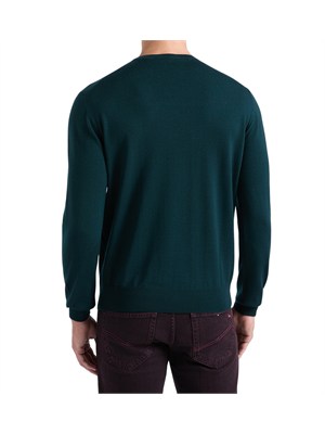 Maglia uomo Harmont & Blaine in lana merino verde in UOMO