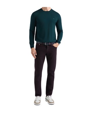 Maglia uomo Harmont & Blaine in lana merino verde in UOMO