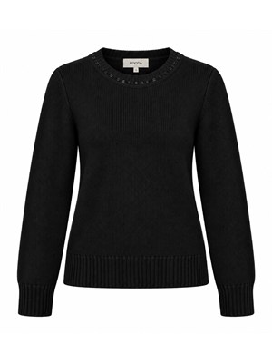 Maglia nera Junin Kocca 100% lana in DONNA