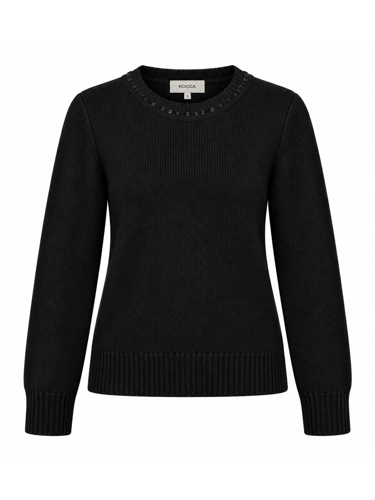 Maglia nera Junin Kocca 100% lana