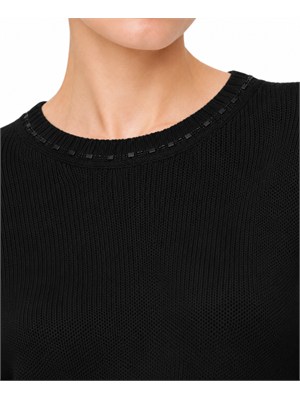Maglia nera Junin Kocca 100% lana in DONNA