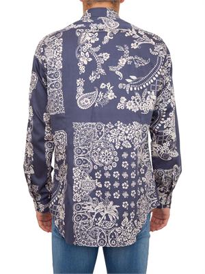 CAMICIA MANICA LUNGA ETRO BLU in UOMO
