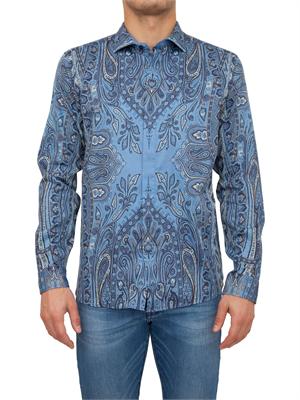CAMICIA MANICA LUNGA ETRO BLU in UOMO