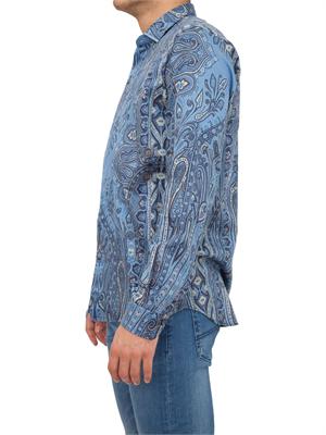 CAMICIA MANICA LUNGA ETRO BLU in UOMO