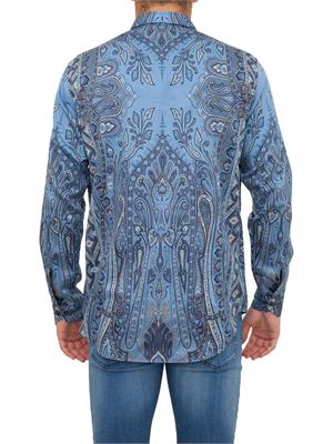 CAMICIA MANICA LUNGA ETRO BLU in UOMO