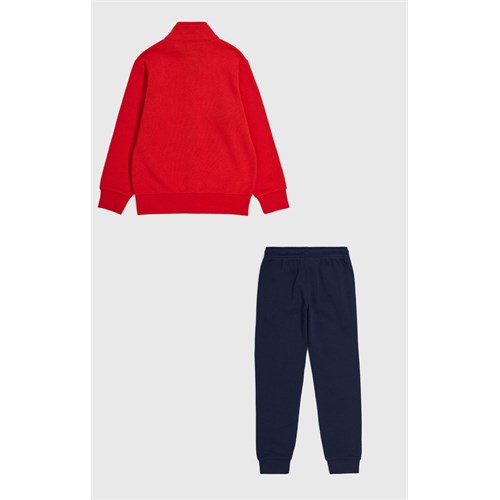 CHAMPION 306589 Rs053 Tuta Full Zip Blu-Rosso-Nero-Bianco Bambino in Abbigliamento