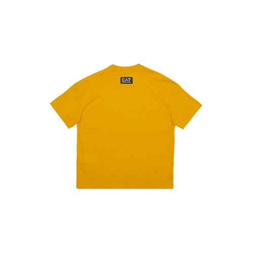 EA7 EMPORIO ARMANI 3DBT59 Bj02Z 1680 T-Shirt Giallo Bambino in Abbigliamento