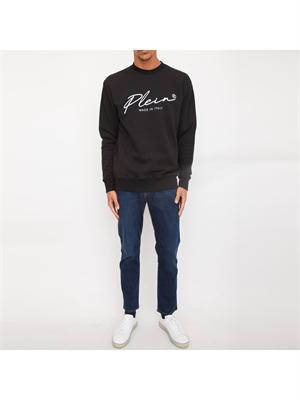 FELPA PHILIPP PLEIN NERO in UOMO