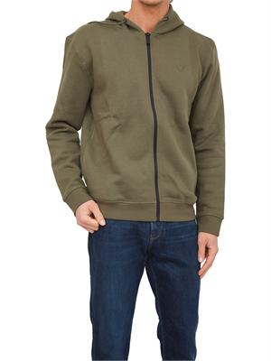 FELPA GUESS JEANS VERDE in UOMO
