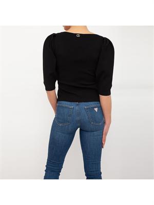 MAGLIA TWIN-SET NERO in DONNA