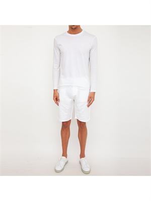 PANTALONE BERMUDA GUESS JEANS BIANCO in UOMO