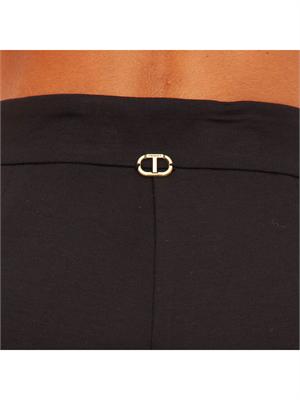 PANTALONE CASUAL TWIN-SET NERO in DONNA