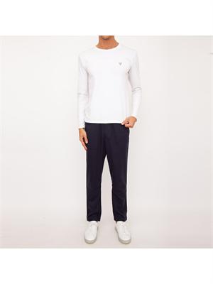 PANTALONE CASUAL ARMANI EXCHANGE BLU in UOMO