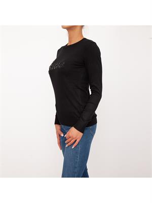MAGLIA GUESS JEANS NERO in DONNA