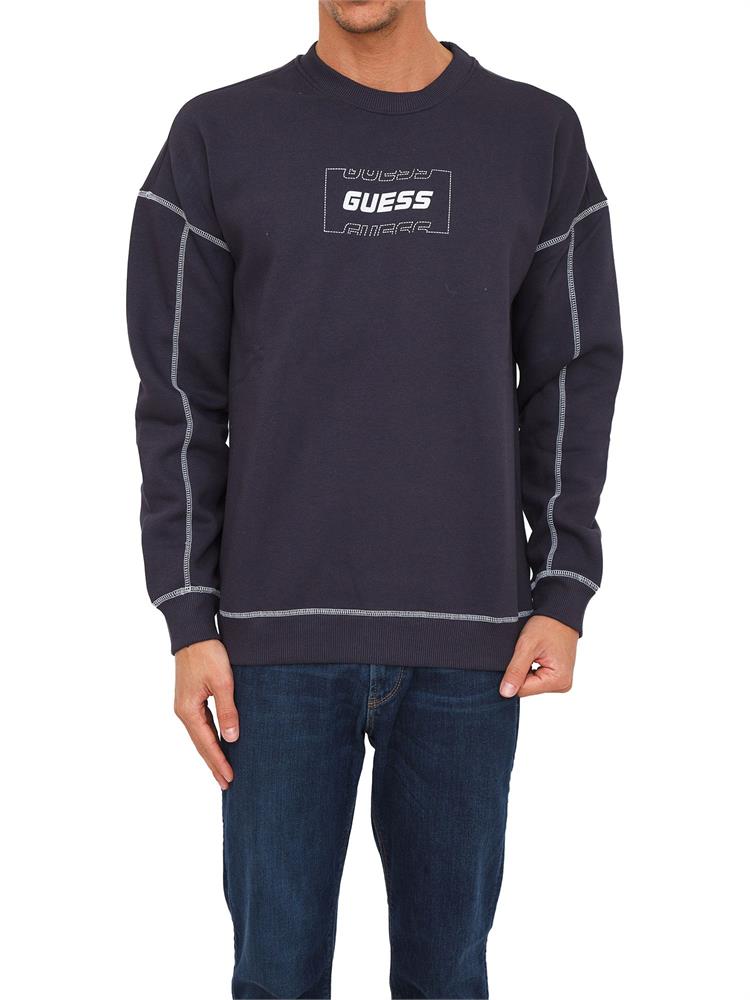 FELPA GUESS JEANS BLU