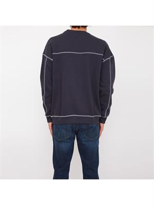 FELPA GUESS JEANS BLU in UOMO