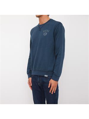 FELPA GUESS JEANS BLU in UOMO