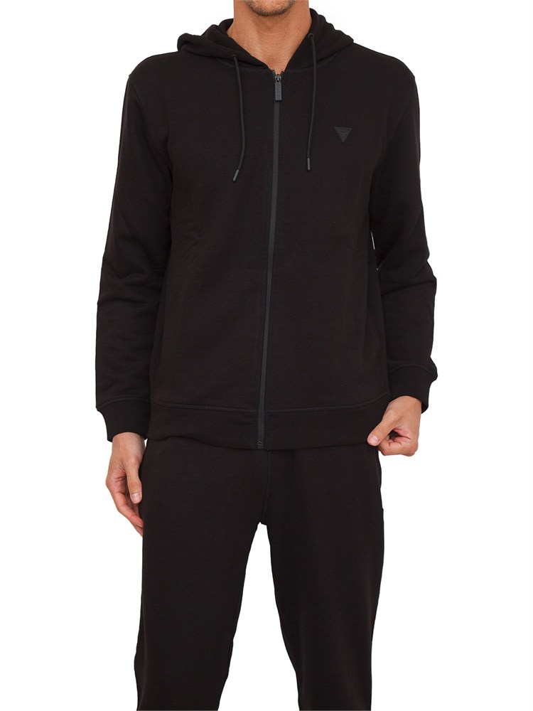 FELPA GUESS JEANS NERO