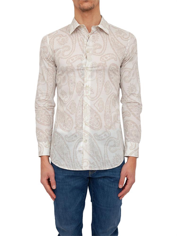 CAMICIA MANICA LUNGA ETRO BEIGE