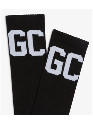 Calzini lunghi GCDS neri in UOMO