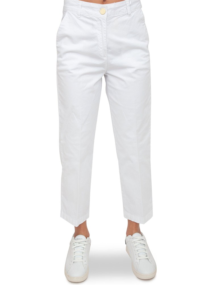 PANTALONE CASUAL KOCCA BIANCO