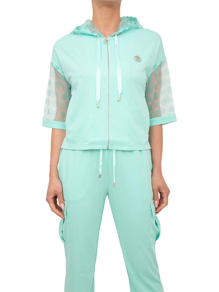 FELPA LIU JO ACQUAMARINA