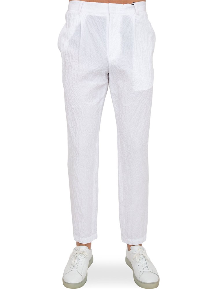 PANTALONE CASUAL EMPORIO ARMANI BIANCO