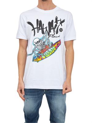 T-SHIRT PHILIPP PLEIN BIANCO in UOMO