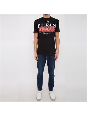 T-SHIRT PHILIPP PLEIN NERO in UOMO