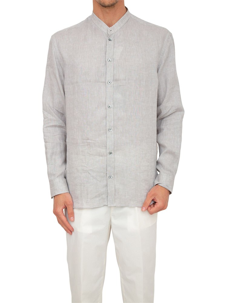 CAMICIA MANICA LUNGA EMPORIO ARMANI GRIGIO