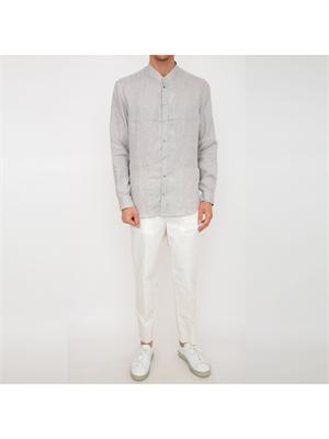 CAMICIA MANICA LUNGA EMPORIO ARMANI GRIGIO in UOMO