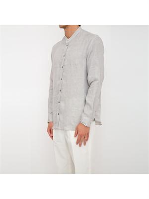 CAMICIA MANICA LUNGA EMPORIO ARMANI GRIGIO in UOMO