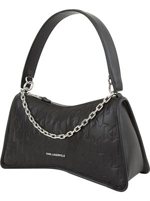 BORSA A SPALLA K.LAGERFELD NERO in DONNA