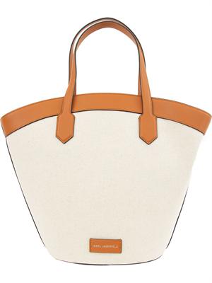 BORSA A SPALLA K.LAGERFELD AVORIO in DONNA