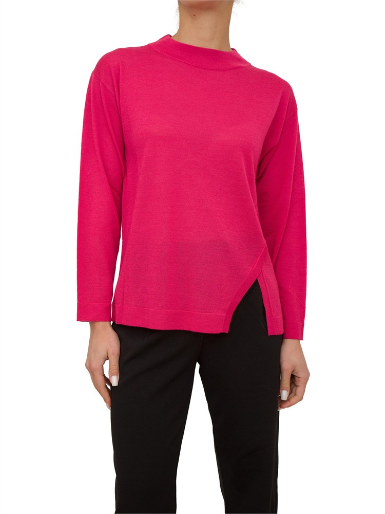 MAGLIA CARACTERE FUXIA