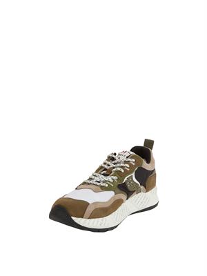 SNEAKERS VOILE BLANCHE VERDE in UOMO