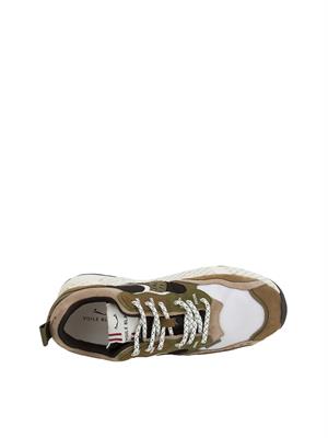 SNEAKERS VOILE BLANCHE VERDE in UOMO