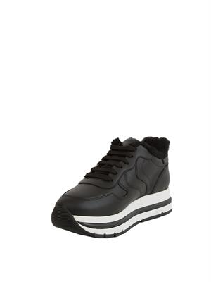 SNEAKERS VOILE BLANCHE NERO in DONNA