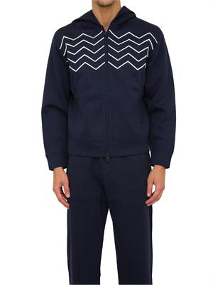 FELPA EMPORIO ARMANI BLU in UOMO