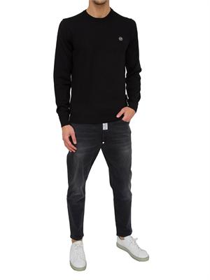 MAGLIA PHILIPP PLEIN NERO in UOMO