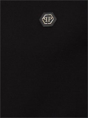 MAGLIA PHILIPP PLEIN NERO in UOMO