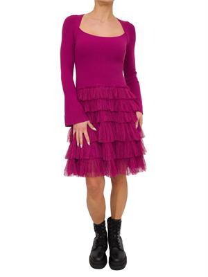 VESTITO TWIN-SET VIOLA in DONNA