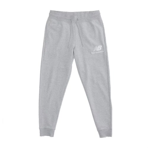 NEW BALANCE Mp03558AG Grey Pant.Pols in Abbigliamento